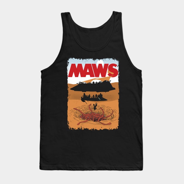 Maws Tank Top by TrulyMadlyGeekly